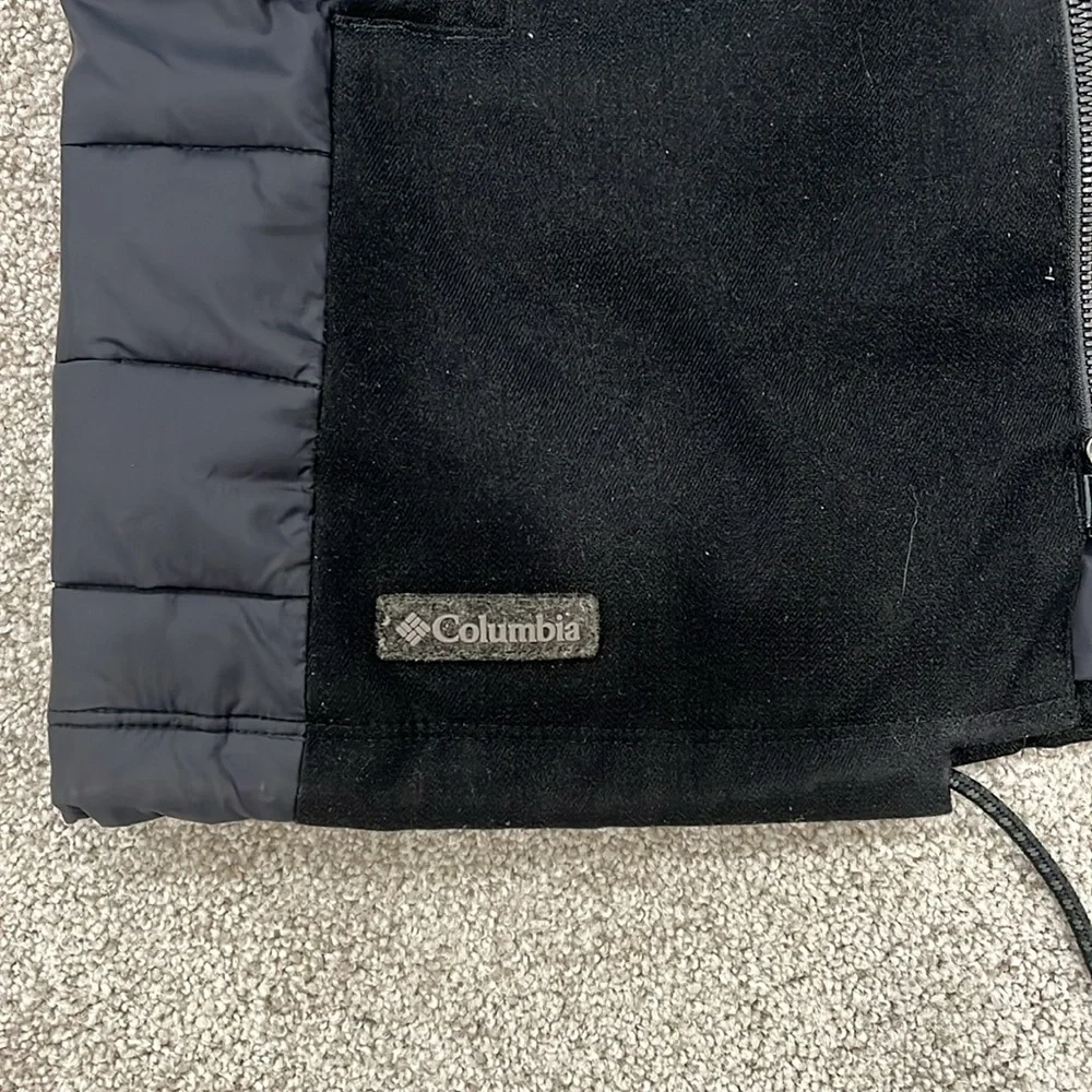 Columbia Black Hooded Winter Jacket - Picture 6 of 8